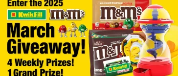 Kwik Fill M&M's Giveaway