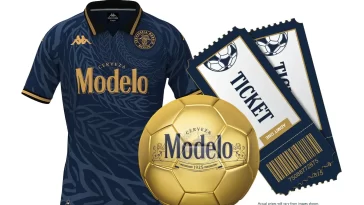 Limited-edition Modelo & Kappa soccer merch and tickets to see live games