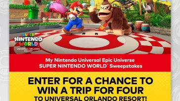 My Nintendo Universal Epic Universe SUPER NINTENDO WORLD Sweepstakes