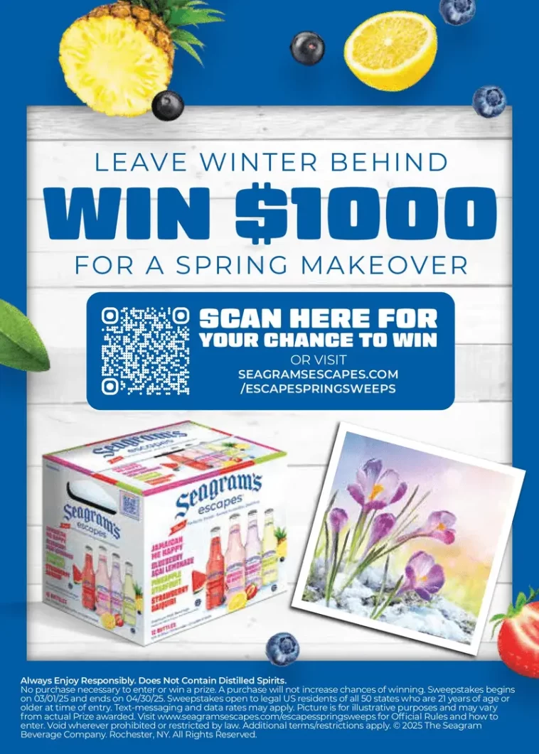 Seagram's Escapes Spring Sweepstakes