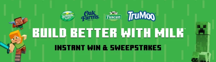 Build Better With Milk Instant Win Game and Sweepstakes