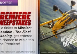Fandango Mission Monday Premiere Sweepstakes