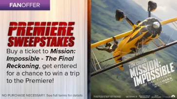Fandango Mission Monday Premiere Sweepstakes