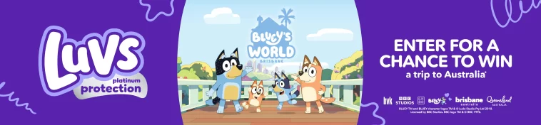 Luvs Bluey's World Giveaway