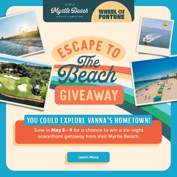 Wheel Of Fortune Escape to the Beach Giveaway