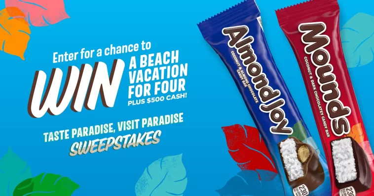 Almond Joy & Mounds Taste Paradise Visit Paradise Sweepstakes