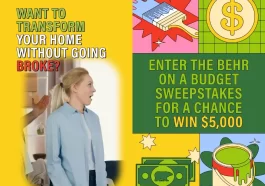 BEHR On A Budget Sweepstakes