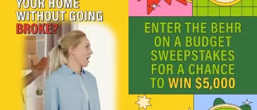 BEHR On A Budget Sweepstakes
