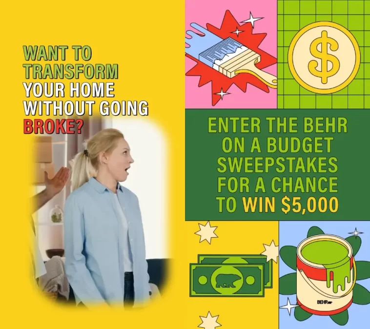 BEHR On A Budget Sweepstakes