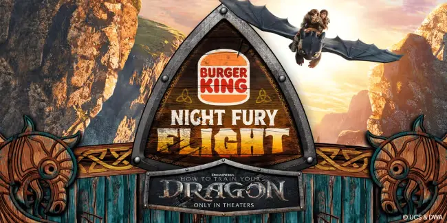 Burger King Night Fury Flight Sweepstakes
