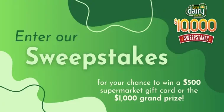 Easy Home Meals June Dairy Month Sweepstakes