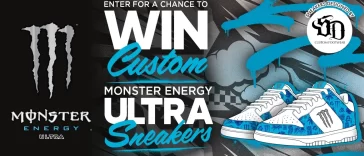 Monster Energy Ultra SD Custom Sneakers Sweepstakes