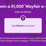 Wayfair Chair-ades Challenge Sweepstakes