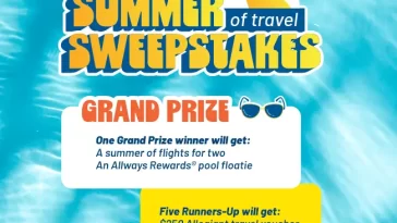 Allegiant Air Summer Of Travel Sweepstakes
