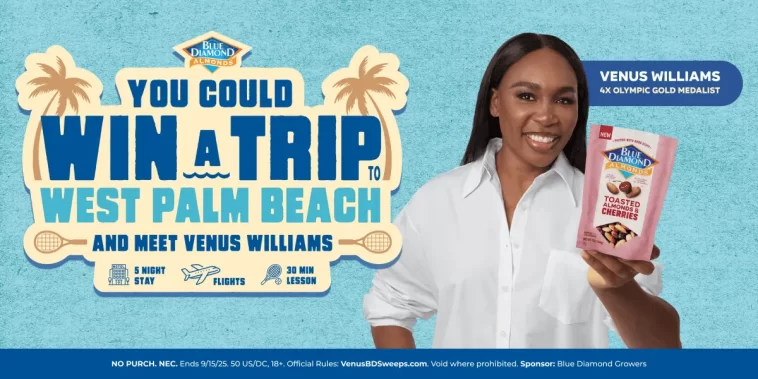 Blue Diamond Growers Venus Instant Win Game and Sweepstakes