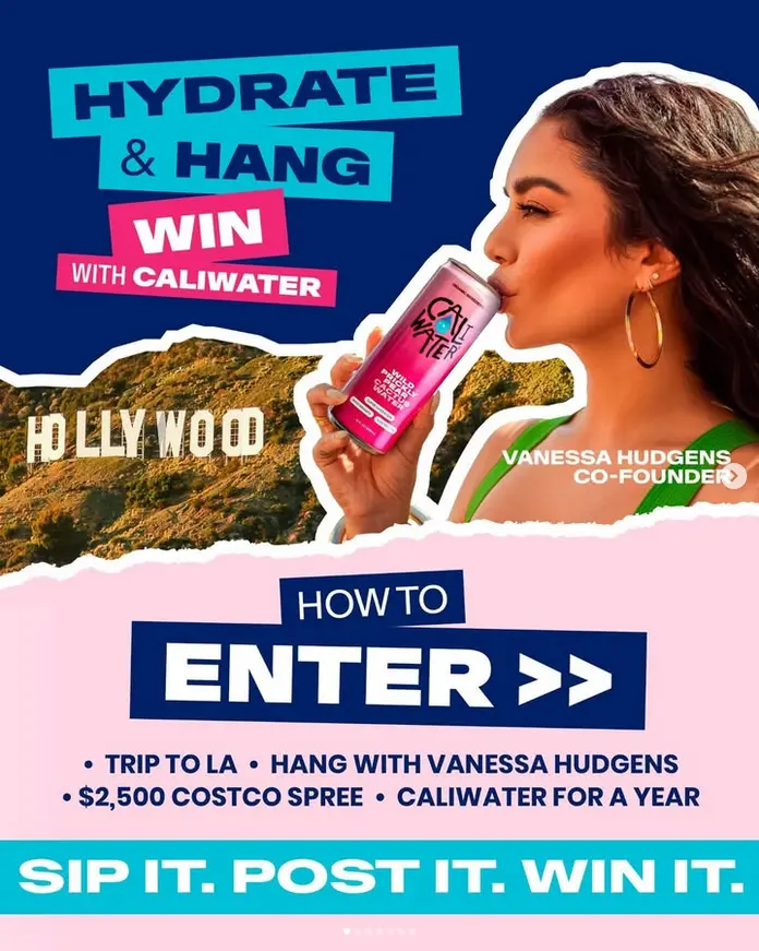 Caliwater At Costco Sweepstakes