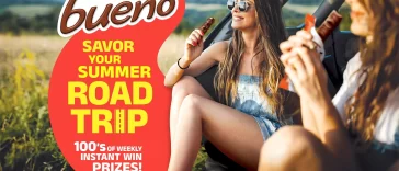 Kinder Bueno Savor Your Summer Road Trip Sweepstakes