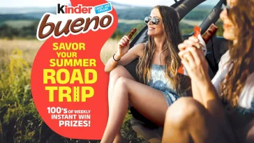 Kinder Bueno Savor Your Summer Road Trip Sweepstakes
