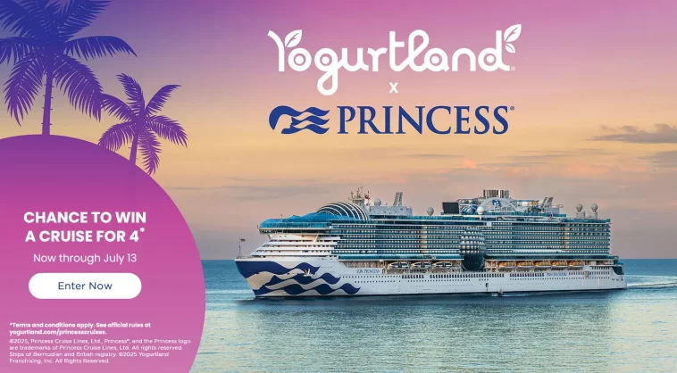 Yogurtland Princess Cruise Giveaway