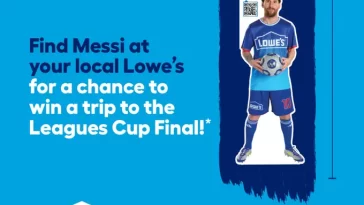 Lowe's Find Messi Sweepstakes