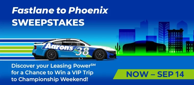 Aaron's Fastlane To Phoenix Sweepstakes
