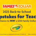 Crayola Back To School Sweepstakes for Teachers