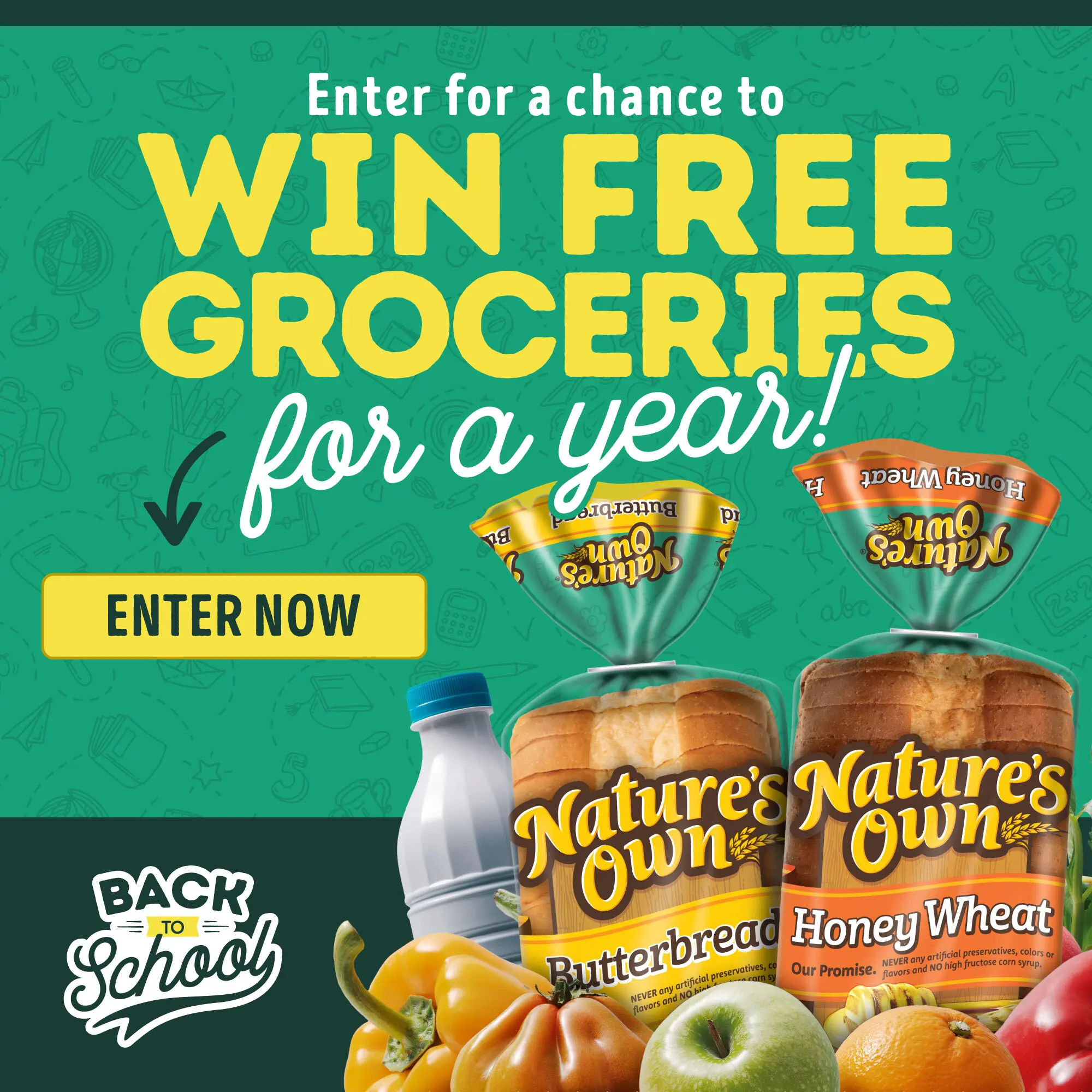 Win Free Groceries For A Year ($12,000 value)!