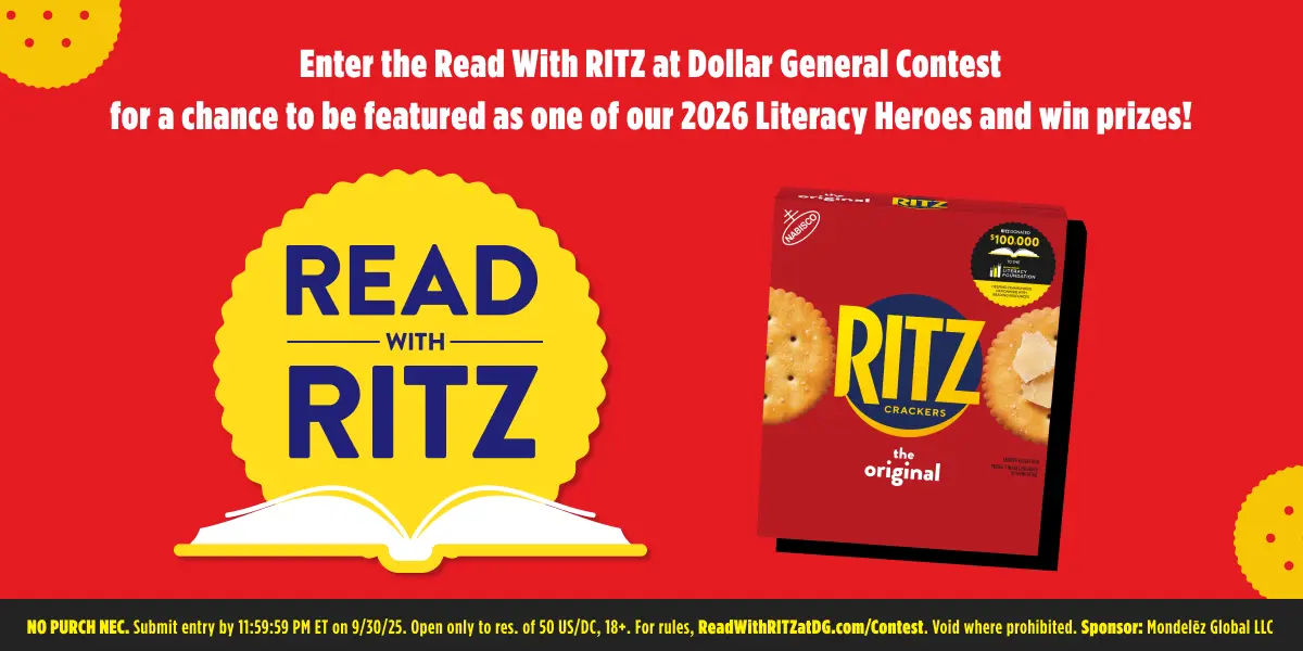 Win Gift Cards and Cash From RITZ And Dollar General ($500 value)!