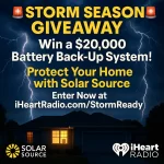 iHeartRadio Solar Source Battery Back Up Giveaway