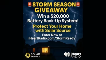 iHeartRadio Solar Source Battery Back Up Giveaway