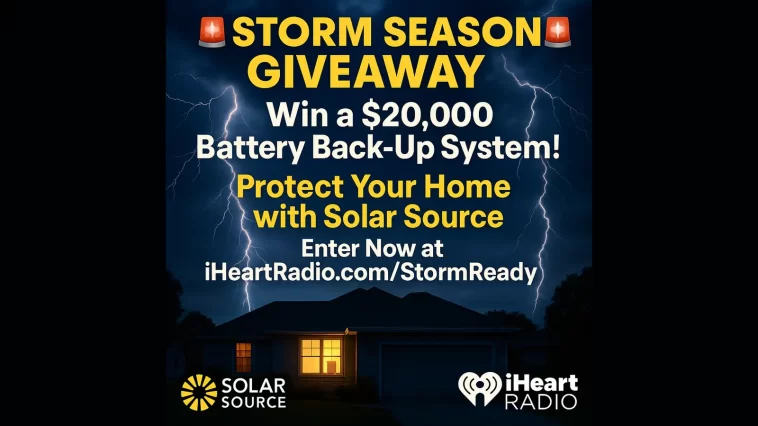 iHeartRadio Solar Source Battery Back Up Giveaway