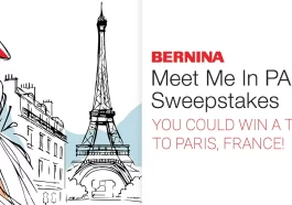 BERNINA Meet Me In Paris Sweepstakes