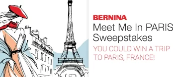 BERNINA Meet Me In Paris Sweepstakes