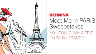 BERNINA Meet Me In Paris Sweepstakes