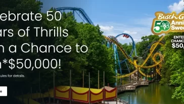 Busch Gardens Williamsburg 50th Anniversary Sweepstakes