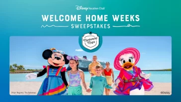 Disney Vacation Club Welcome Home Weeks Sweepstakes