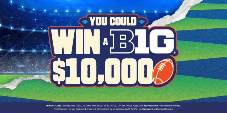 Blue Diamond Growers Football Snack MVP Instant Win and Sweepstakes