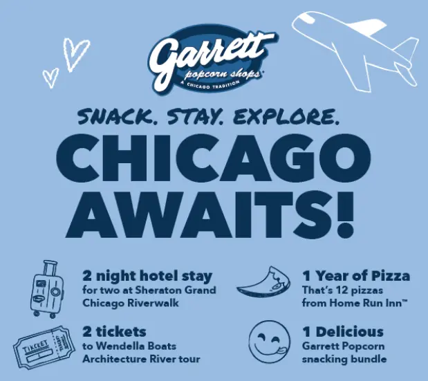 Garrett Popcorn Shops Chicago Tourist Sweepstakes