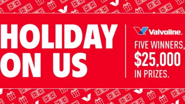 Valvoline at Advance Auto Parts Holiday on Us Sweepstakes