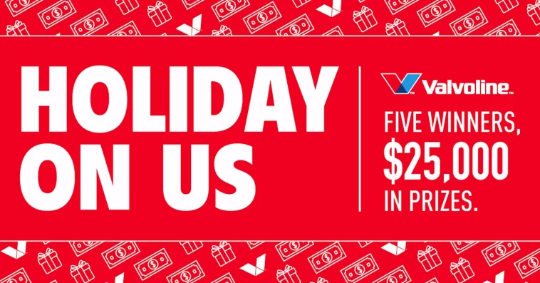 Valvoline at Advance Auto Parts Holiday on Us Sweepstakes