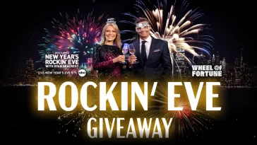Wheel Of Fortune Rockin' Eve Giveaway 2025