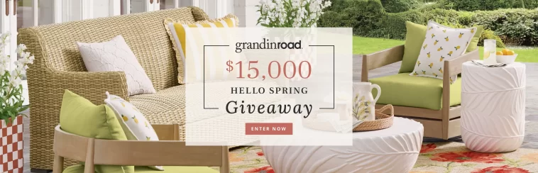 Grandin Road Hello Spring Giveaway 2026
