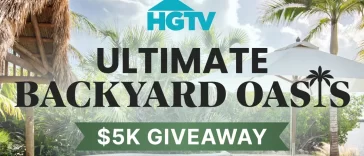 HGTV Ultimate Backyard Oasis Giveaway 2026